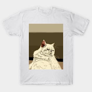 White cat T-Shirt